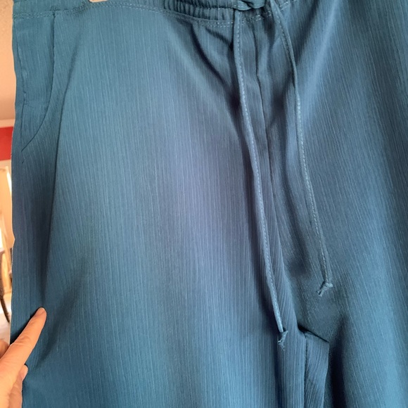 French Laundry slacks teal blue LG - Picture 4 of 13